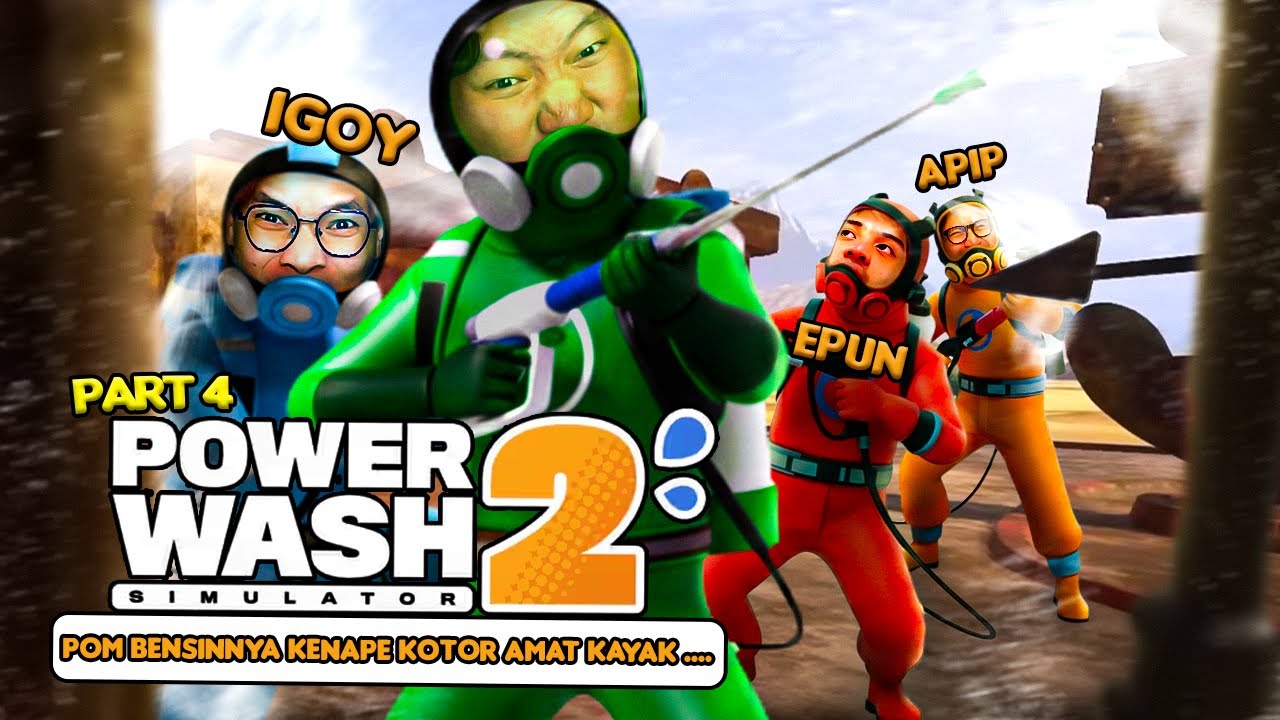 POM BENSIN KOTOR AMAT KAYAK ... - Power Wash Simulator 2 Indonesia #4