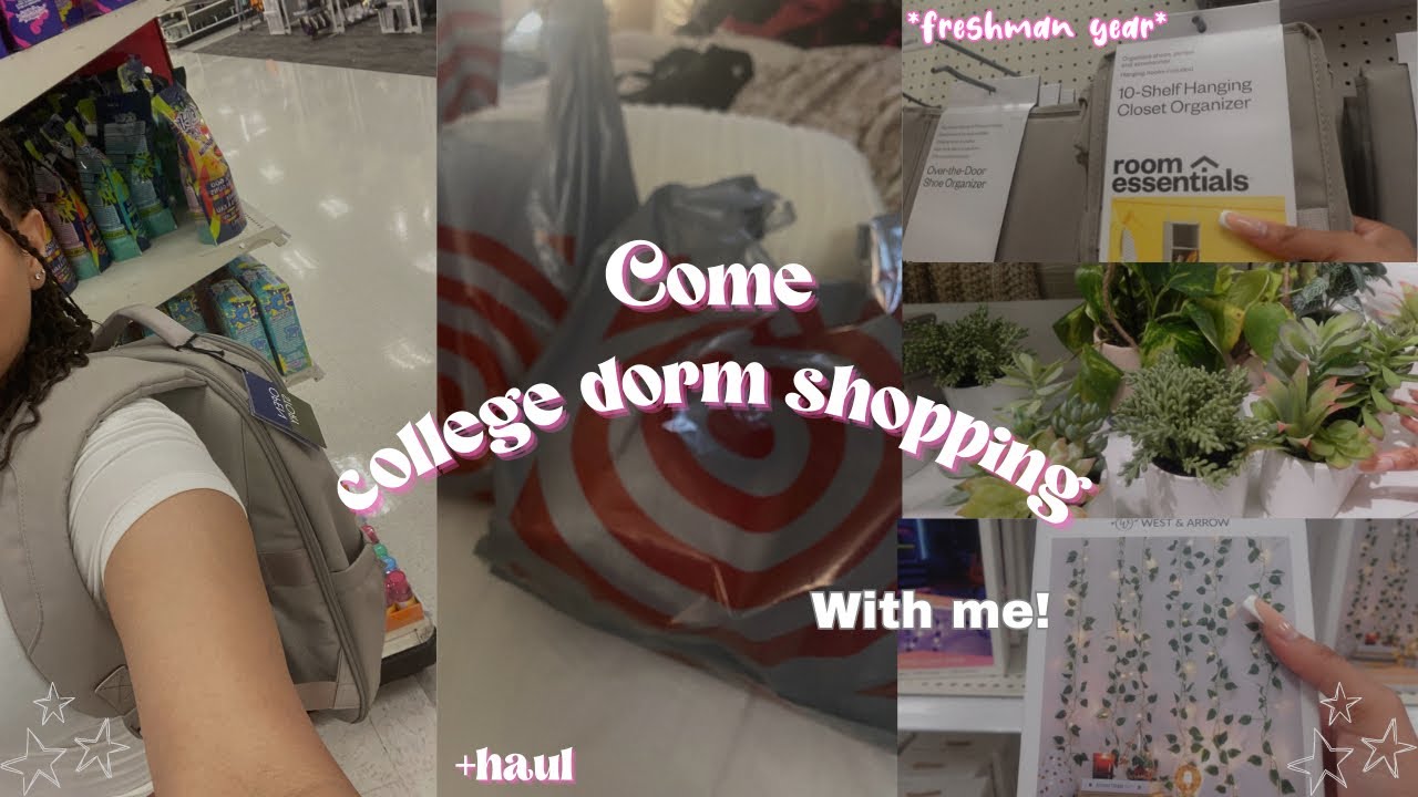 come college dorm shopping with me! + haul 2023