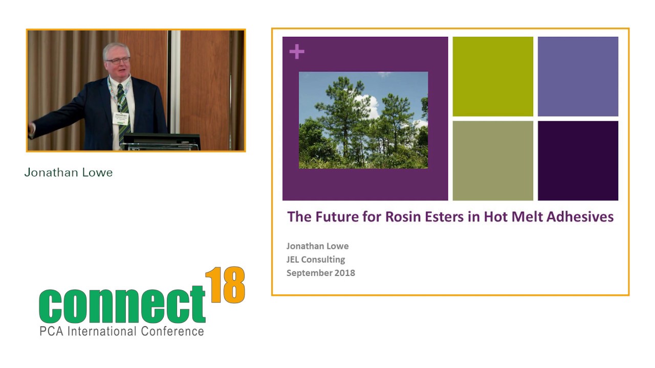 Jonathan Lowe- The Future for Rosin Esters in Hot Melt Adhesives- English version- 17 Sept. 2018
