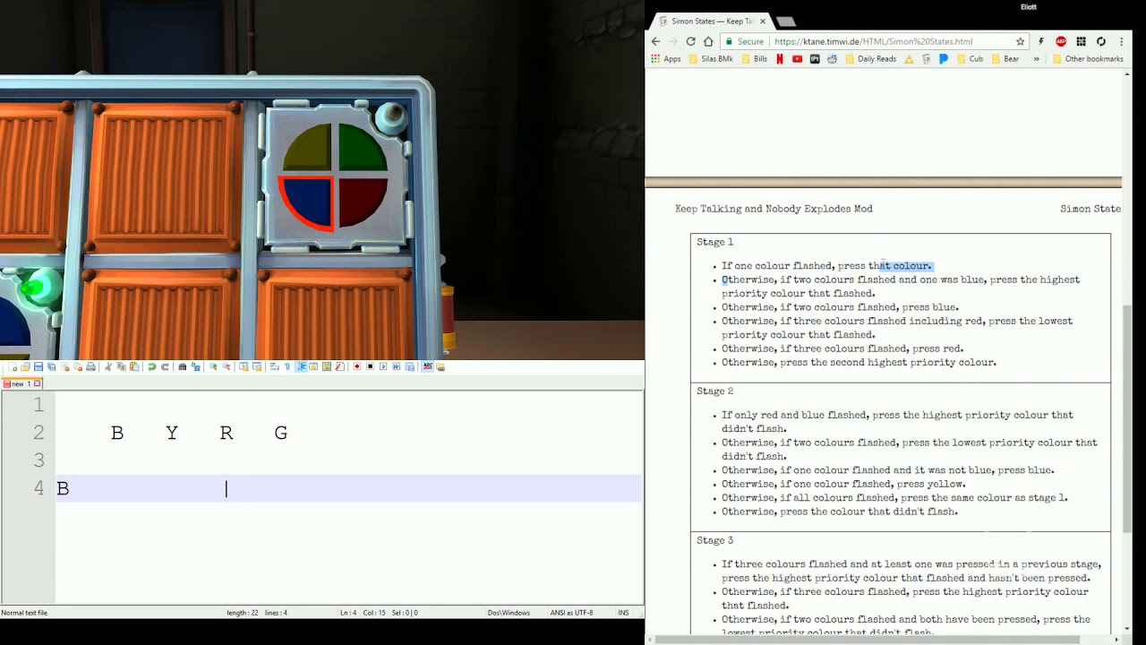 KTANE   How to   Simon States