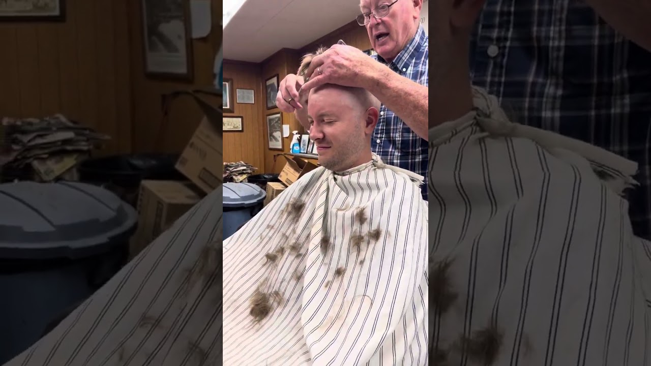 Ryan’s razor shaved flattop