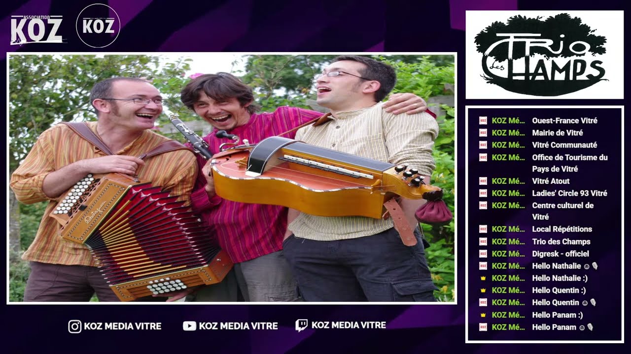 CINESCENIK AVEC LE TRIO DES CHAMPS