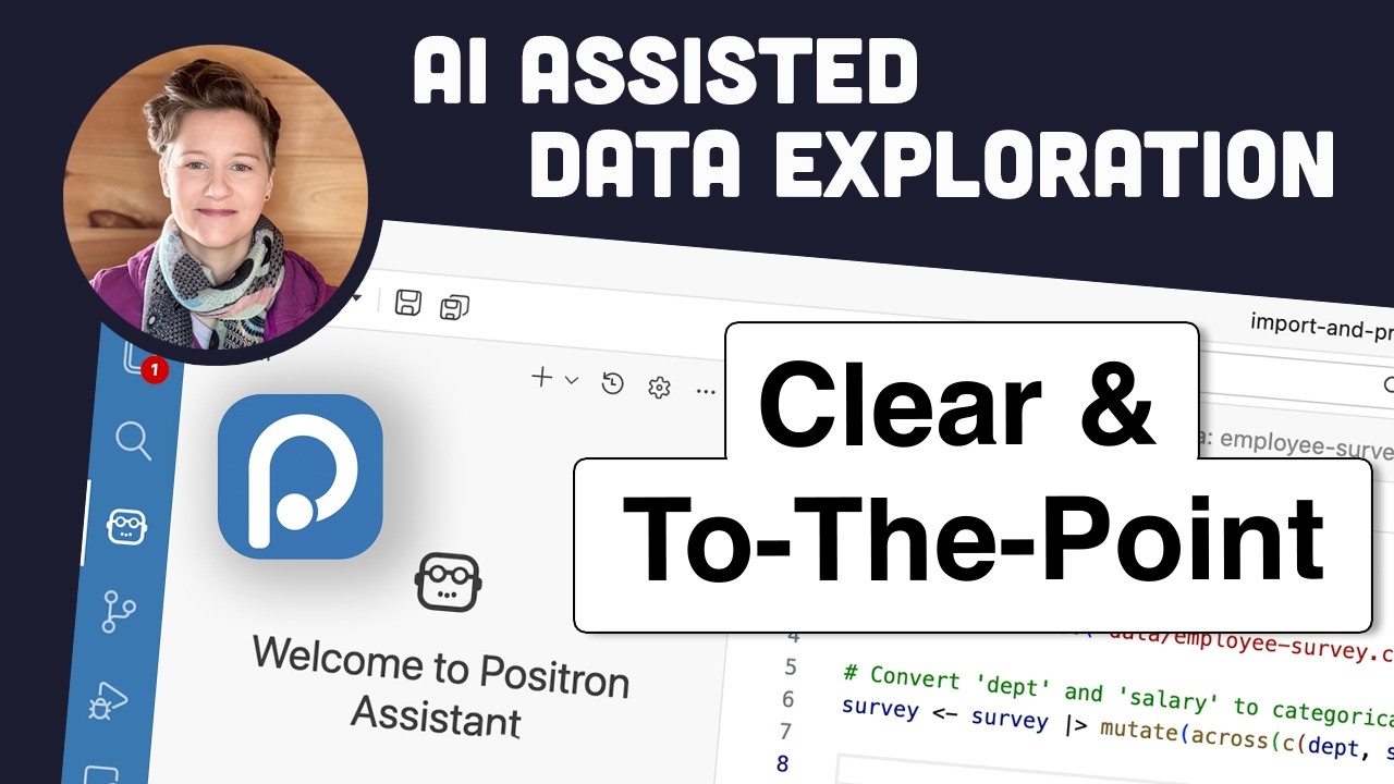 Использование искусственного интеллекта для исследования данных в R с помощью Positron.