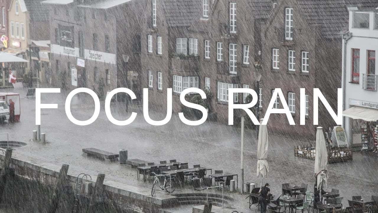 Rainy Alley for Deep Focus | Calm Ambient for Study