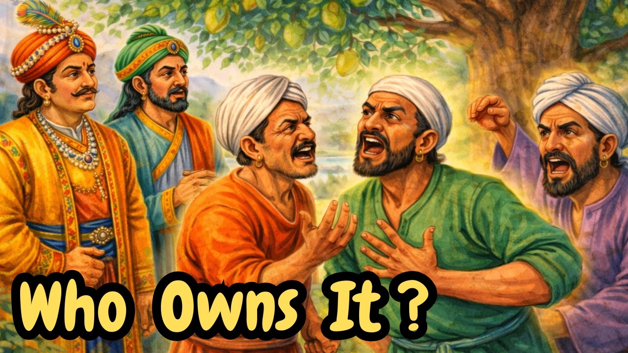3 Men Claimed One Mango Tree… But Birbal Exposed the Truth! | Akbar Birbal Story in English