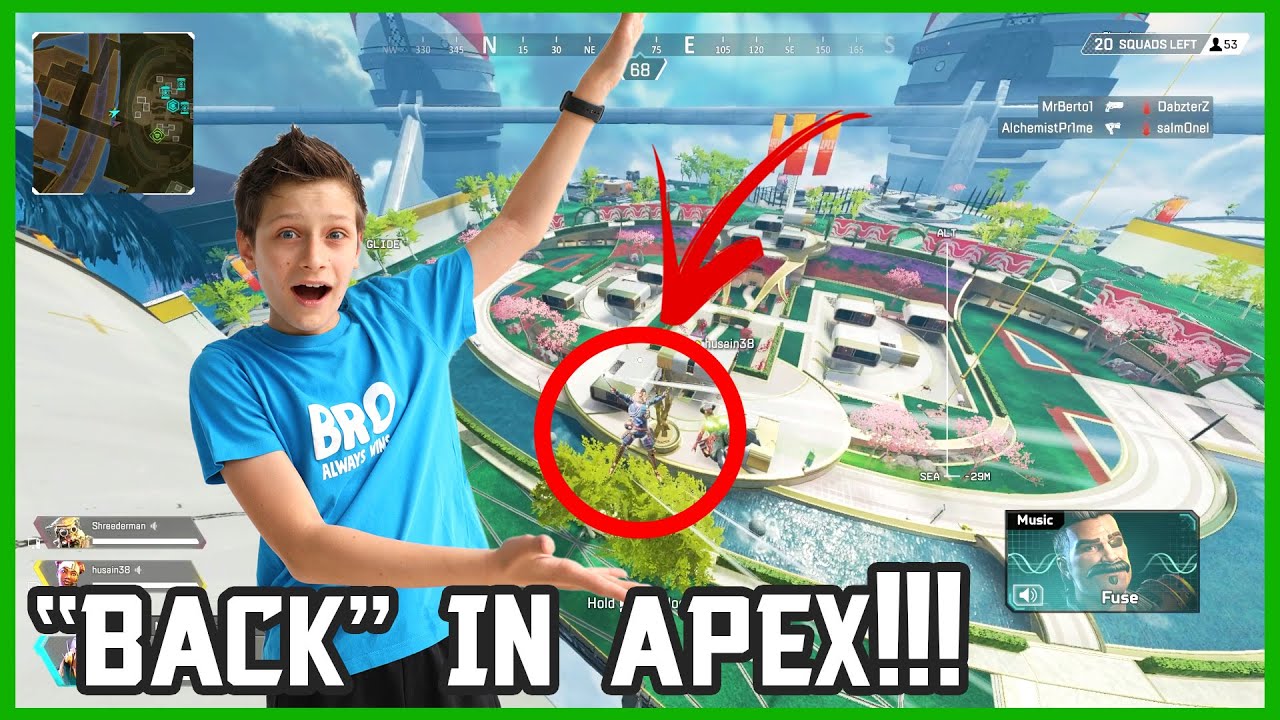 I'M BACK IN APEX .. GETTING READY FOR SEASON 9