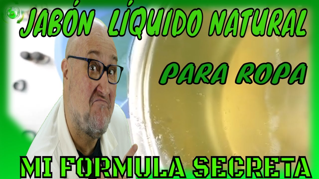 Como hacer JABON LIQUIDO PARA ROPA 🧼 FÓRMULA SECRETA