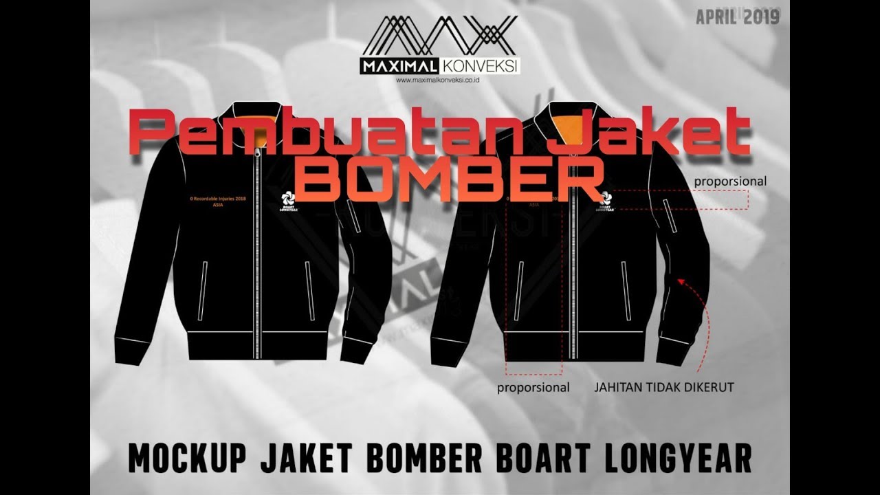 #Jaketbomber Proses pembuatan jaket BOMBER