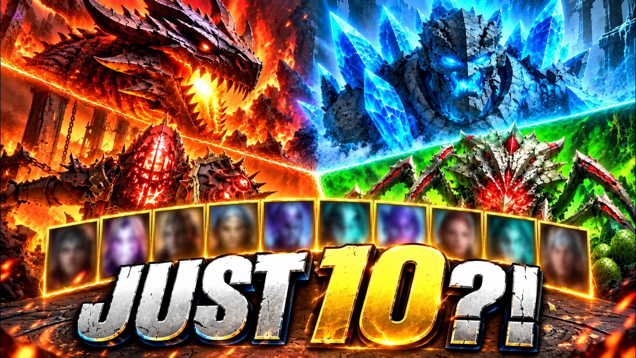 Мне нужно всего 10 чемпионов, чтобы фармить ВСЁ в RAID: Shadow Legends