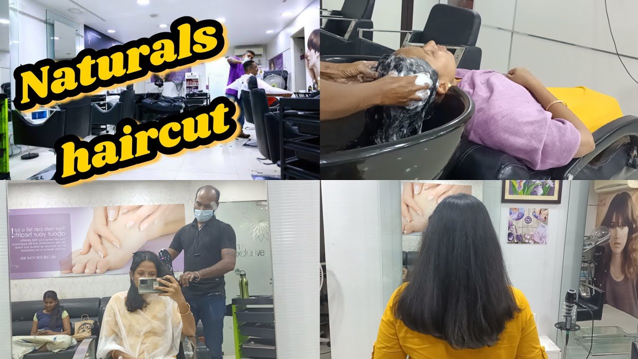 #haircut#naturals salon haircut/U cut cost/services @ naturals/Vlog