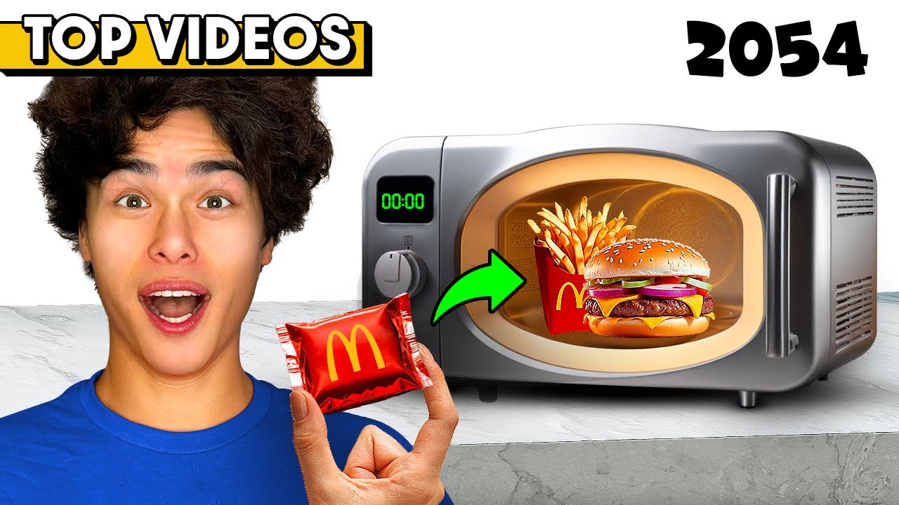 Eating 100 Years of McDonalds (World Edition)! | Stokes Twins
