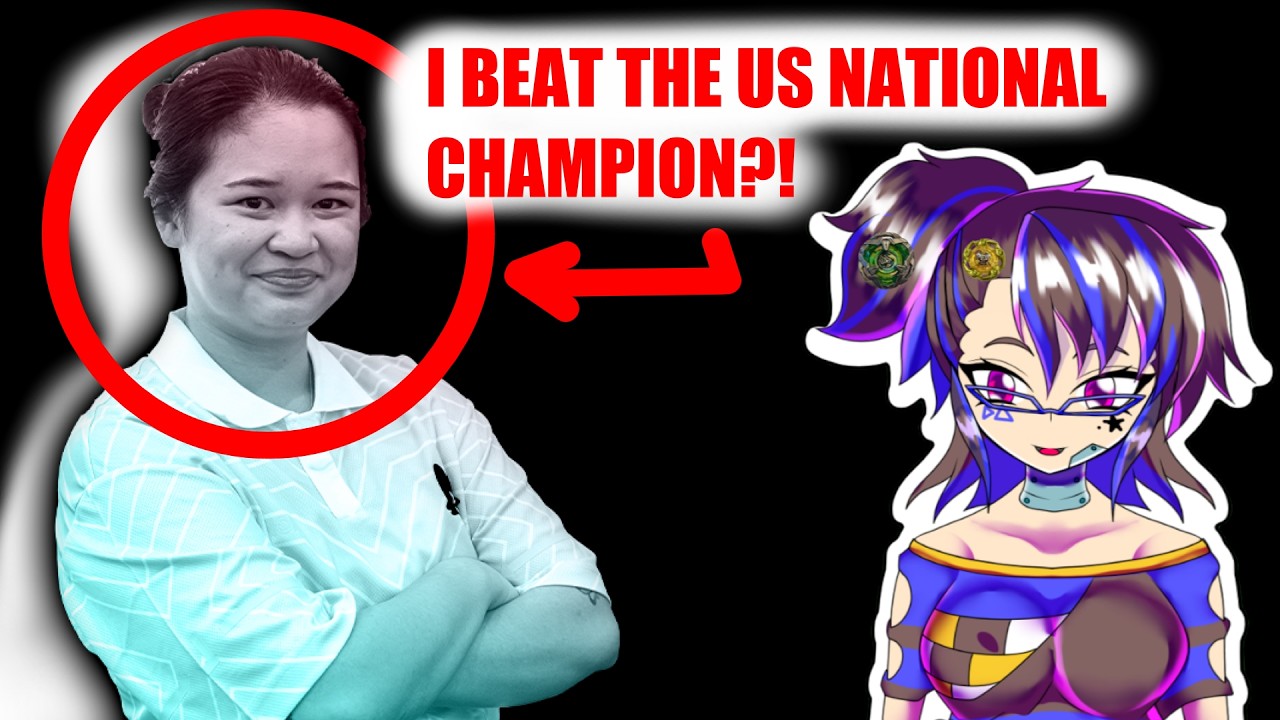 I Beat a National Champion in a HUGE Beyblade Tournament (Also New VTuber Model)