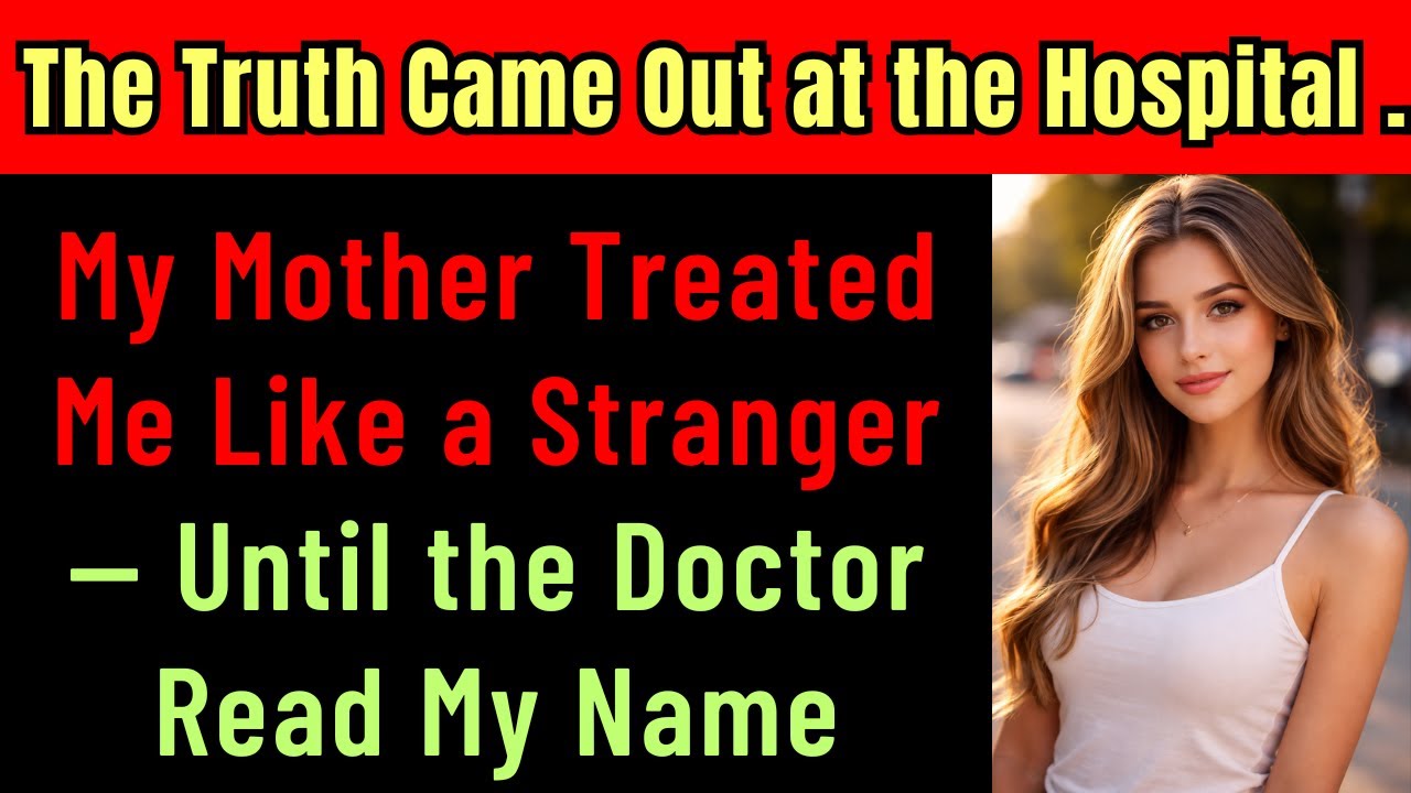 My Mother Treated Me Like a Stranger — Until the Doctor Read My Name