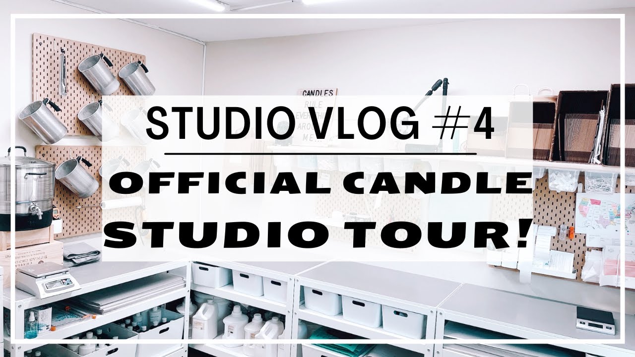 STUDIO VLOG #4 | CANDLE STUDO TOUR | Behind The Scenes of a Candle Company