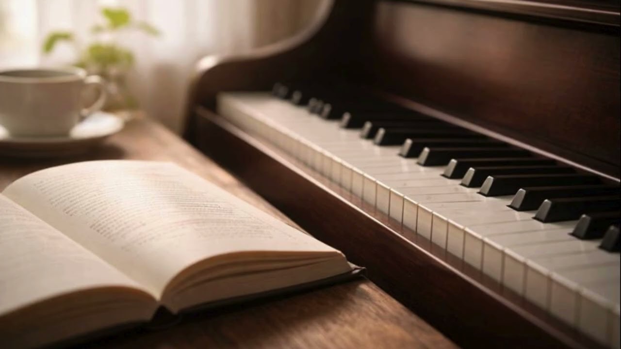 【作業用BGM】Calm Piano for Reading & Peaceful Focus・読書に寄り添うやさしいピアノBGM