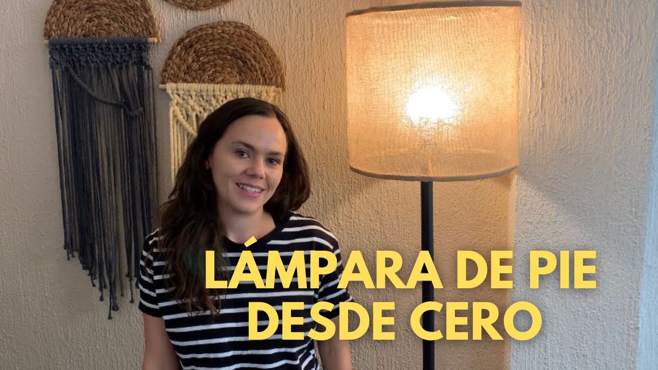 CÓMO HACER LÁMPARA DE PIE | DIY LAMP