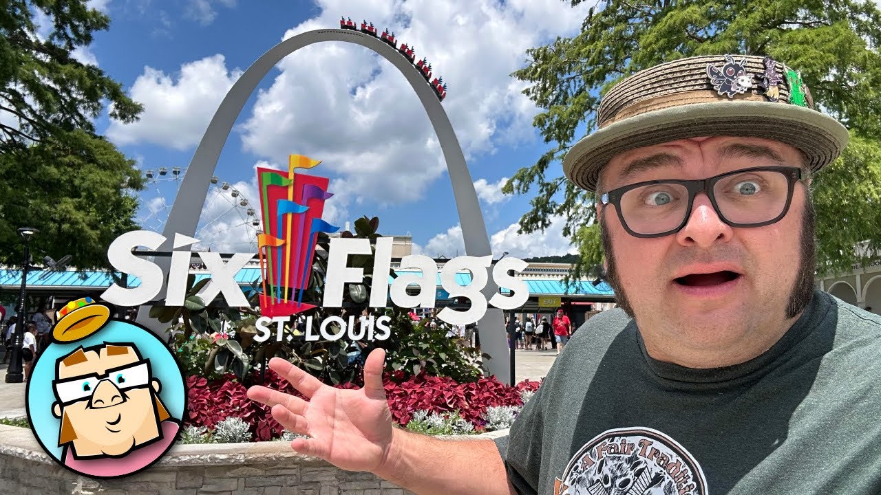 Six Flags St. Louis - Full Park Walkthrough - World Fair History - Eureka, MO