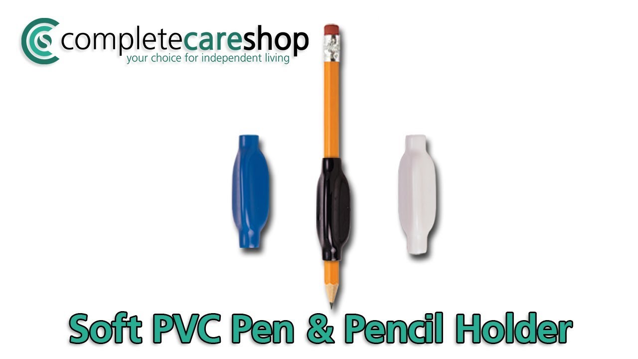 Soft PVC Pen & Pencil Holder - Designed To Help Those With A Weak Grip