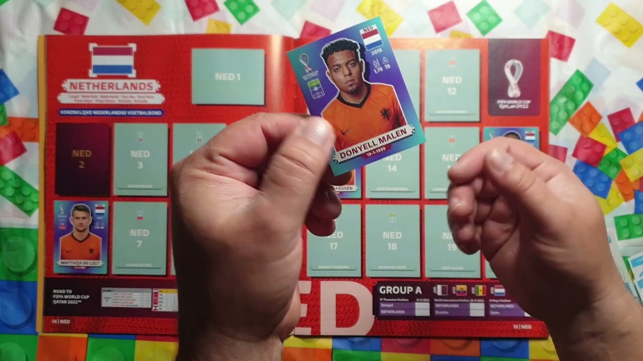 FIFA WORLD CUP QATAR 2022 PANINI STICKER ALBUM p2-A