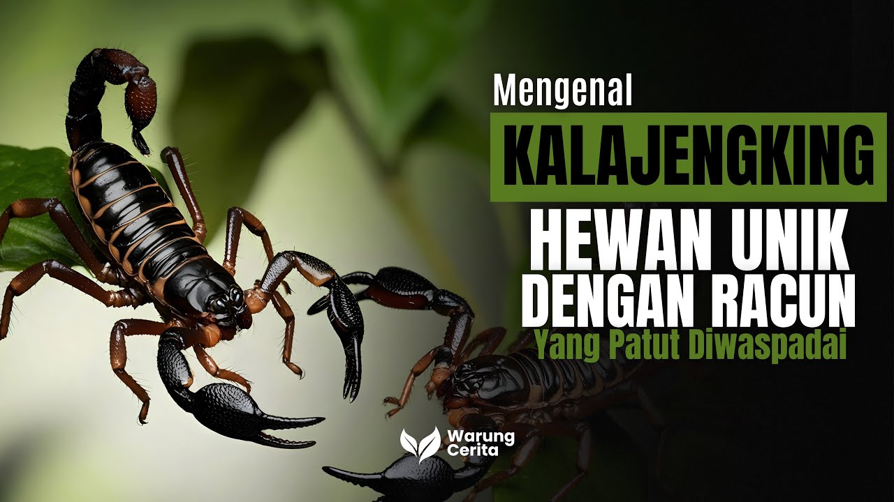 Kalajengking: Hewan Kecil Yang Unik Dengan Racun Yang Patut Diwaspadai