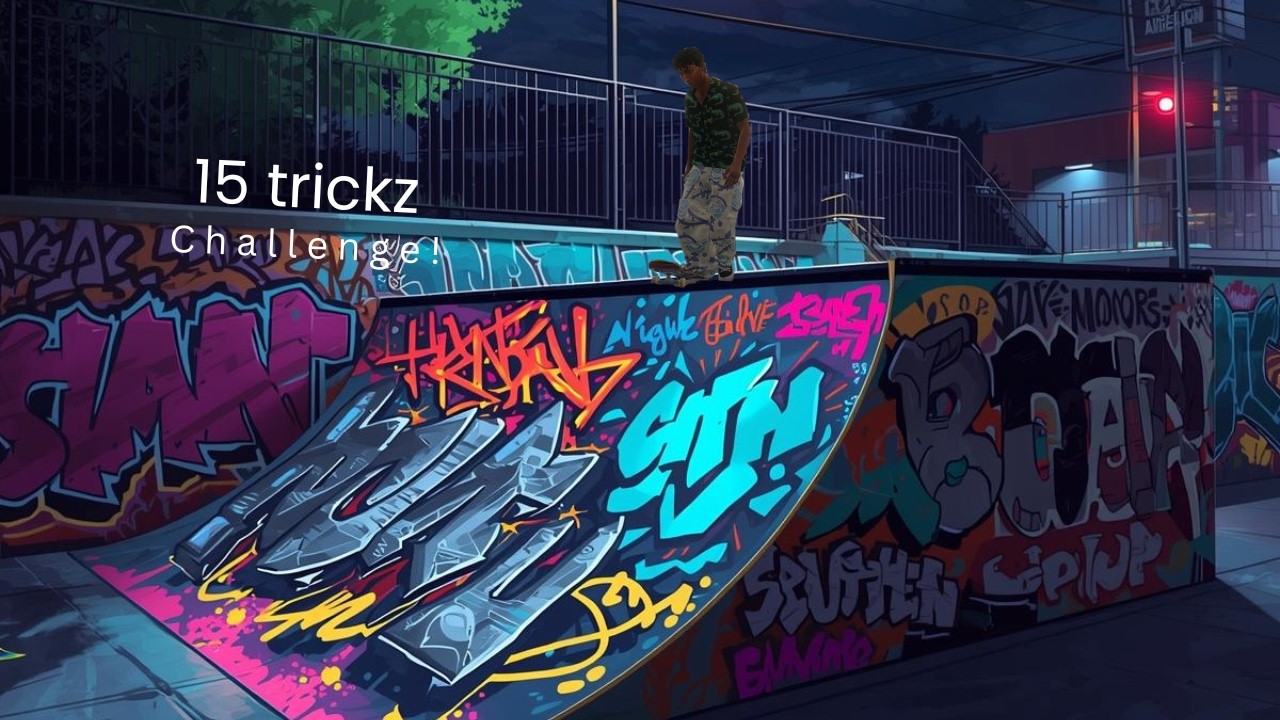 Me vs My Friend: 15 Trick Skate Challenge!  @zxllnexus