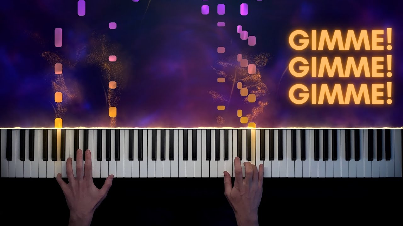 ABBA - Gimme! Gimme! Gimme! (A Man After Midnight) | Piano Cover + Sheet Music