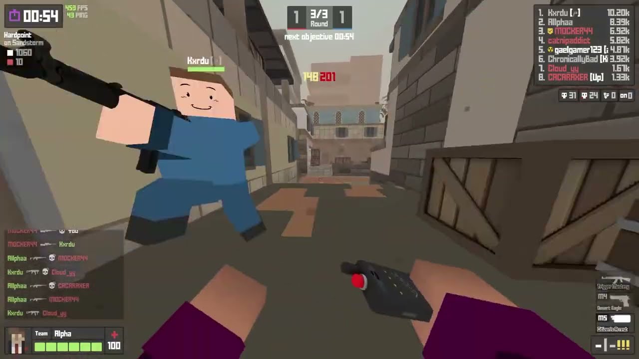 Hacker caugth in Ranked game (krunker 2026) Season 8 ranked