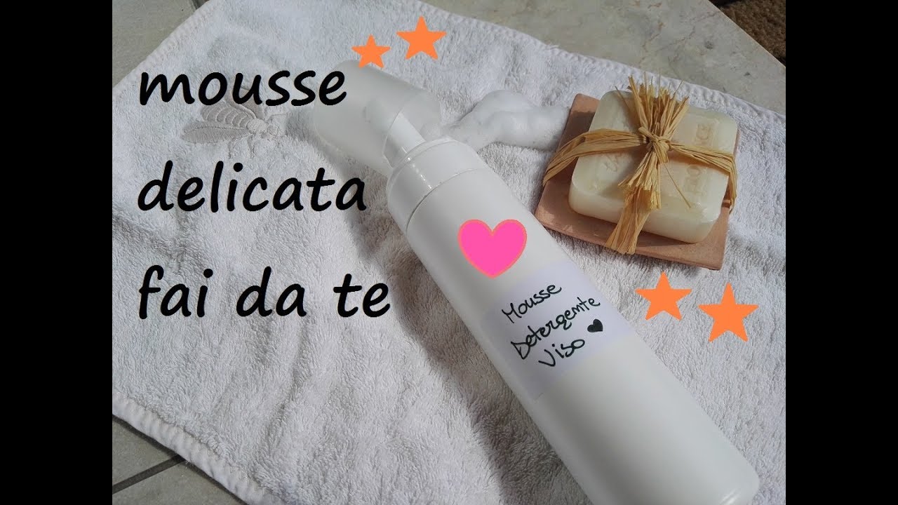 MOUSSE DETERGENTE VISO FAI DA TE!! | BabyAli