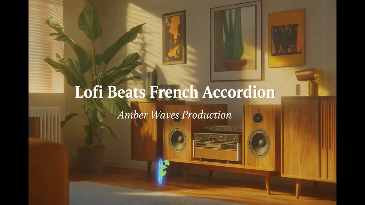 Lofi French Accordion 🎶 Relaxing Study & Work Music for Meditation法式手風琴 LoFi 音樂 🎶 冥想・工作・專注放鬆背景音樂