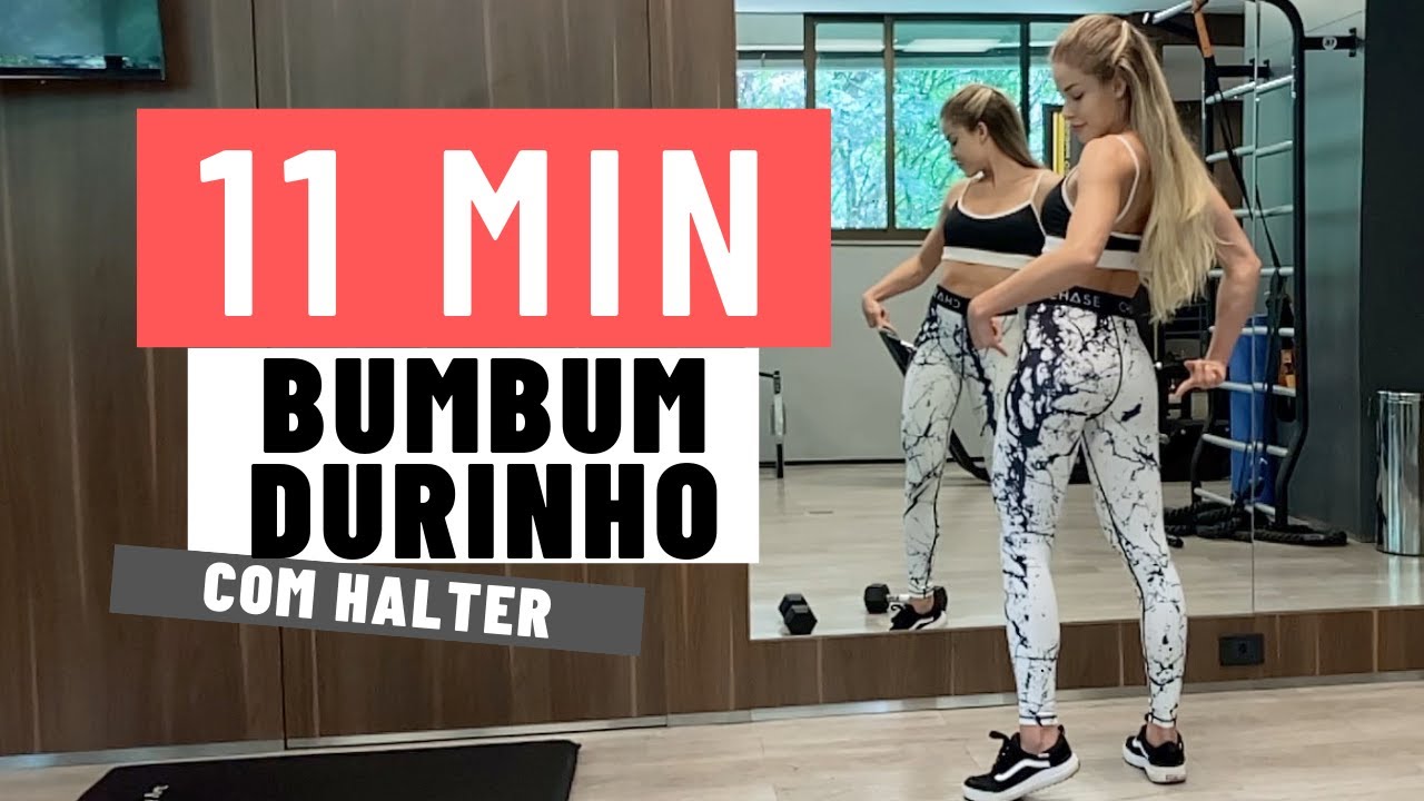 BUMBUM durinho | 11 MIN | com pesos l Saory Cardoso