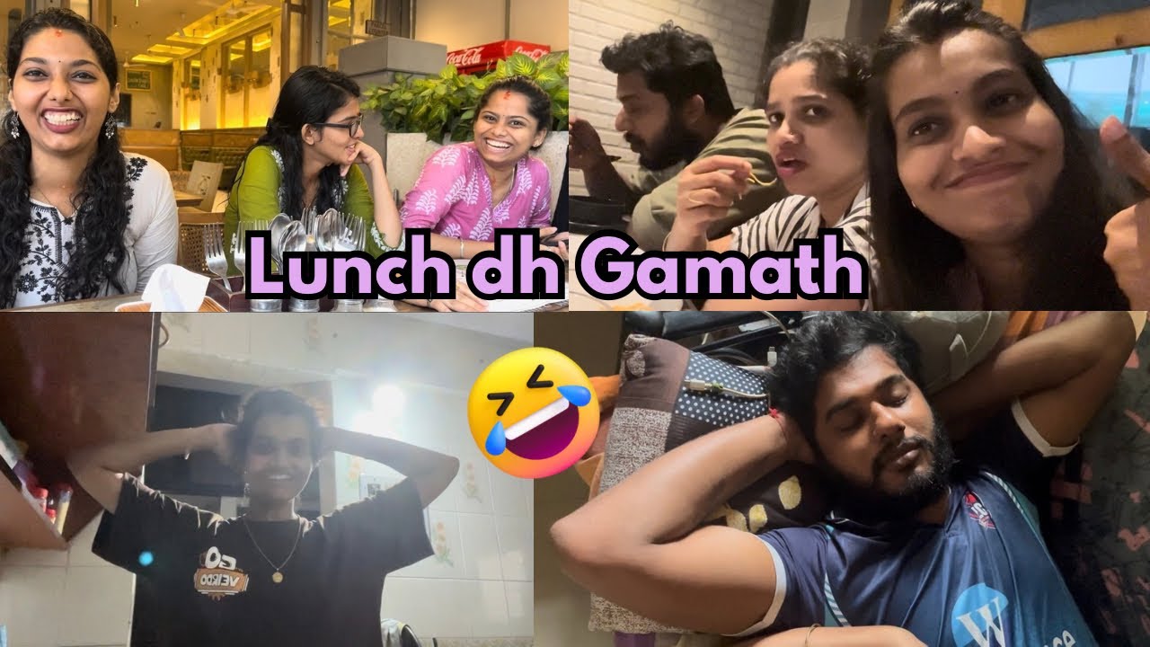 Lunch dh andh Non veg menu dh problem 😰|| Papa Ujwal 🤣|| Navratri Day 6 & 7 || Tulu Vlog 