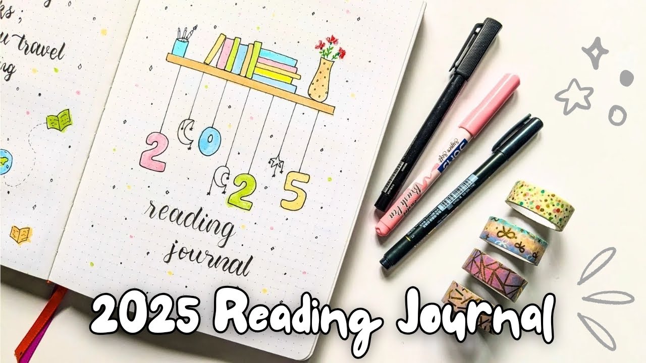 2025 Reading Journal 📚 | Minimal Spreads | The Aesthetic Booktrovert