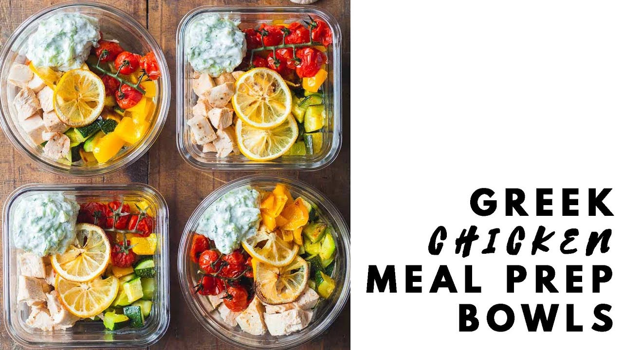 Greek Chicken Meal Prep Bowls