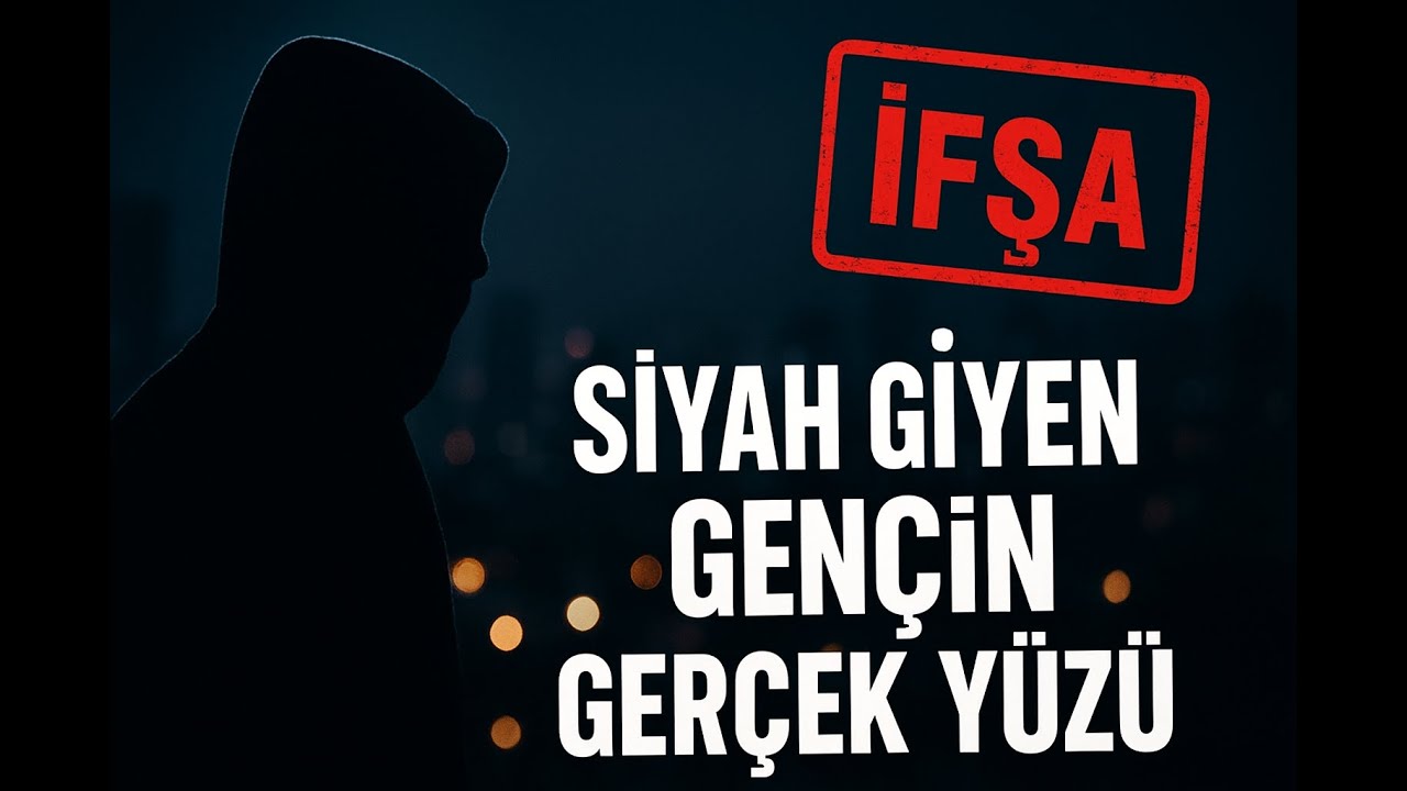 Siyah Giyen Gen&ccedil; Ger&ccedil;ek Y&uuml;z&uuml; Y&uuml;kselişten &Ccedil;&ouml;k&uuml;şe