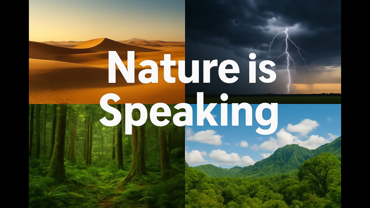 Nature is Speaking Aloud