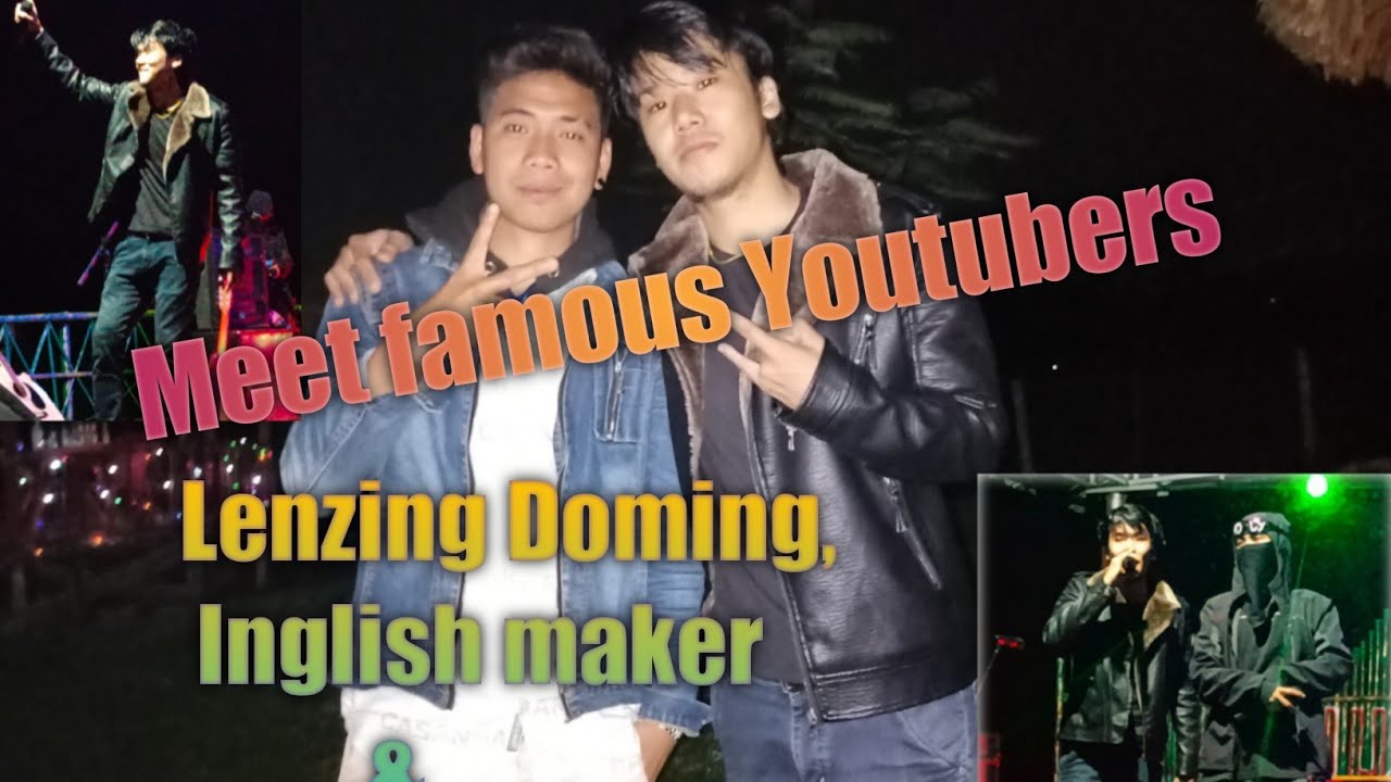 Met||Lenzing Doming, Inglish maker & Anthony Gamno 🔥||Famous Youtubers||at Aalo .