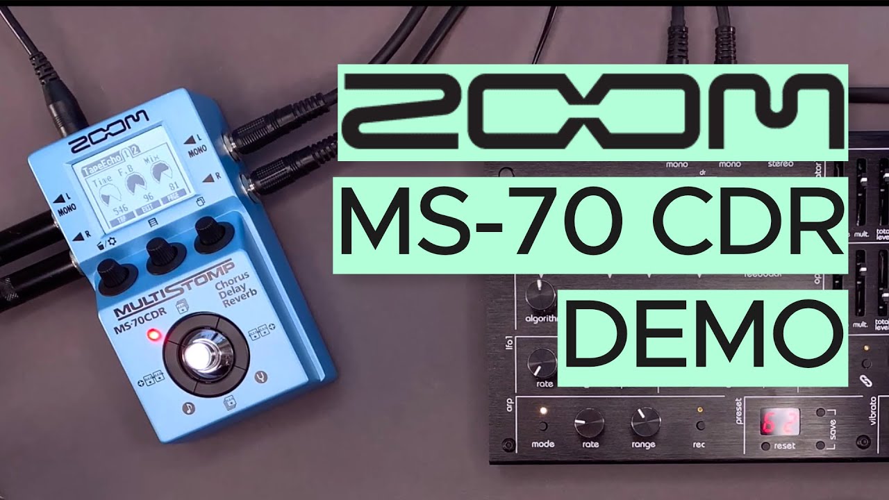 Zoom Multistomp MSR-70 Sound Demo (no talking) with Twisted Electrons MEGAfm