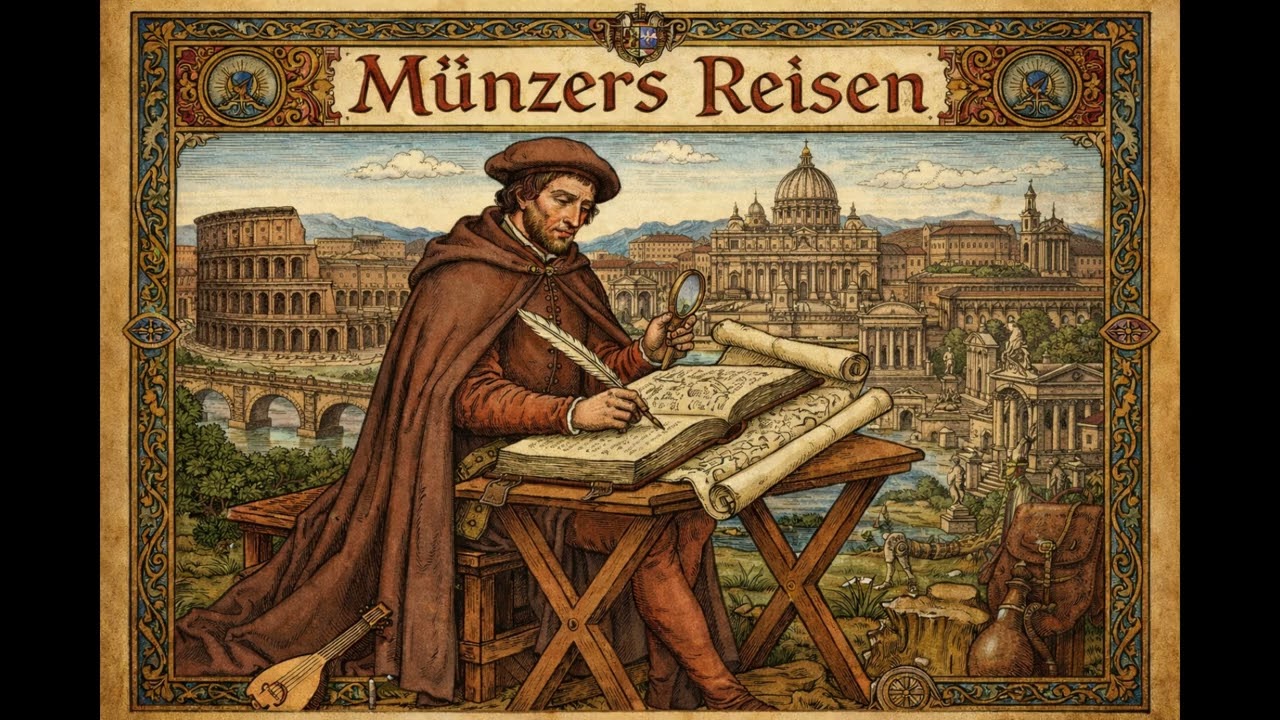 Münzer Zyklus 3 Über die Alpen nach Rom