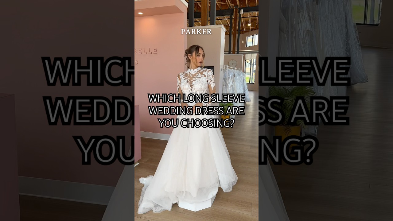 Brides getting married in 2026! Which long sleeve wedding dress are you choosing? #sayyestothedress