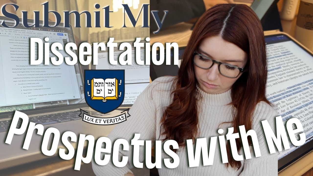 📚⏰Essay Crisis 2.0 | Submit my Dissertation Prospectus with Me | Yale History PhD Student Vlog