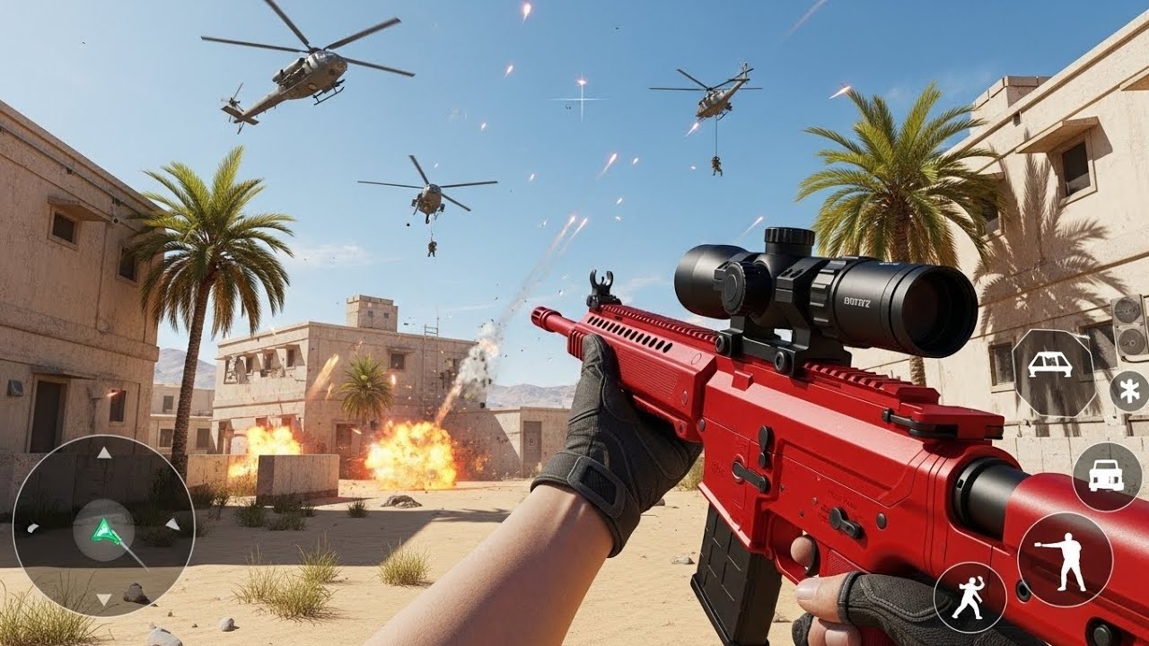 Shooting game ..anti terrorist 3d game offline..