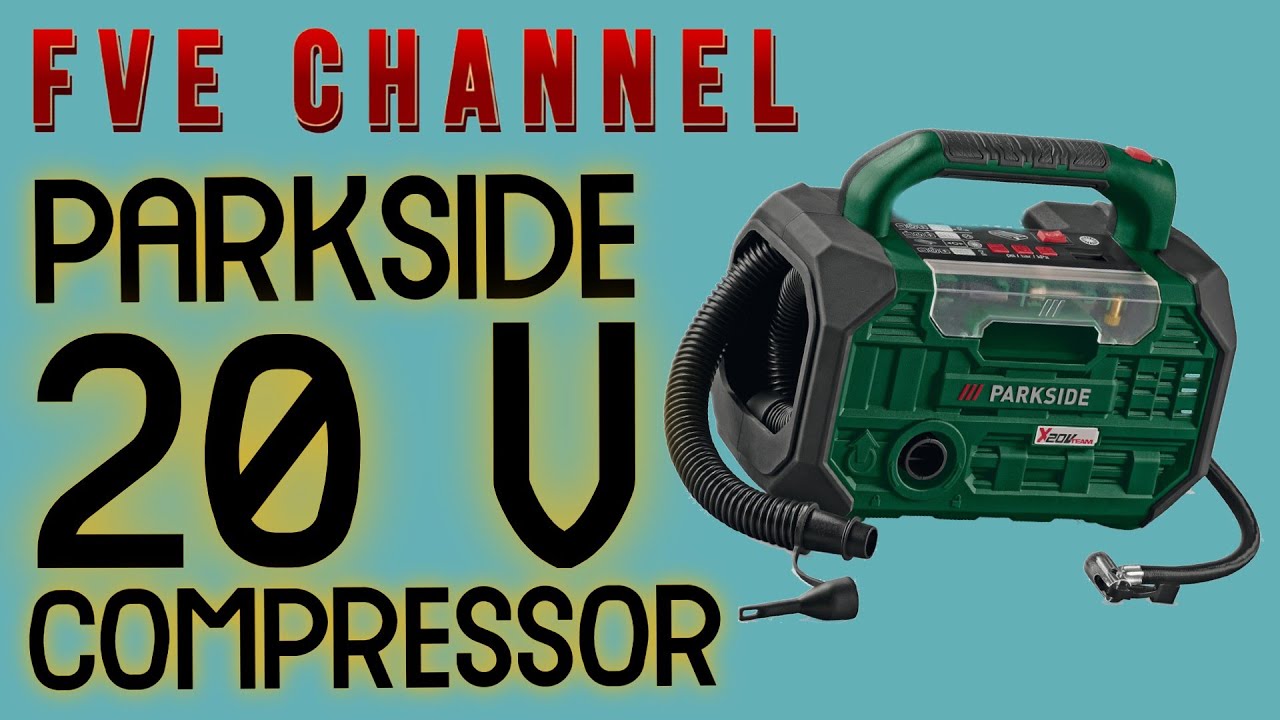 Parkside Compressor-/luchtpomp 20V op Accu