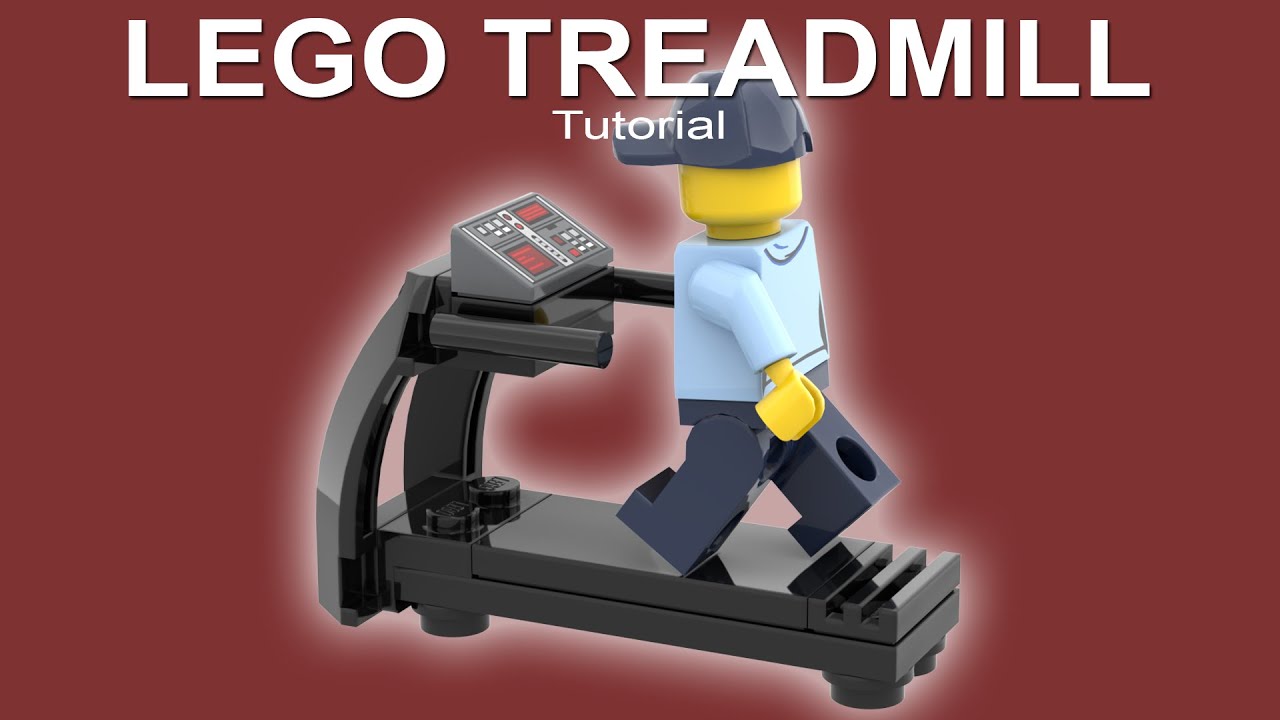 How To Build A LEGO Treadmill Using LEGO Bricks & Pieces | Custom LEGO Tutorial