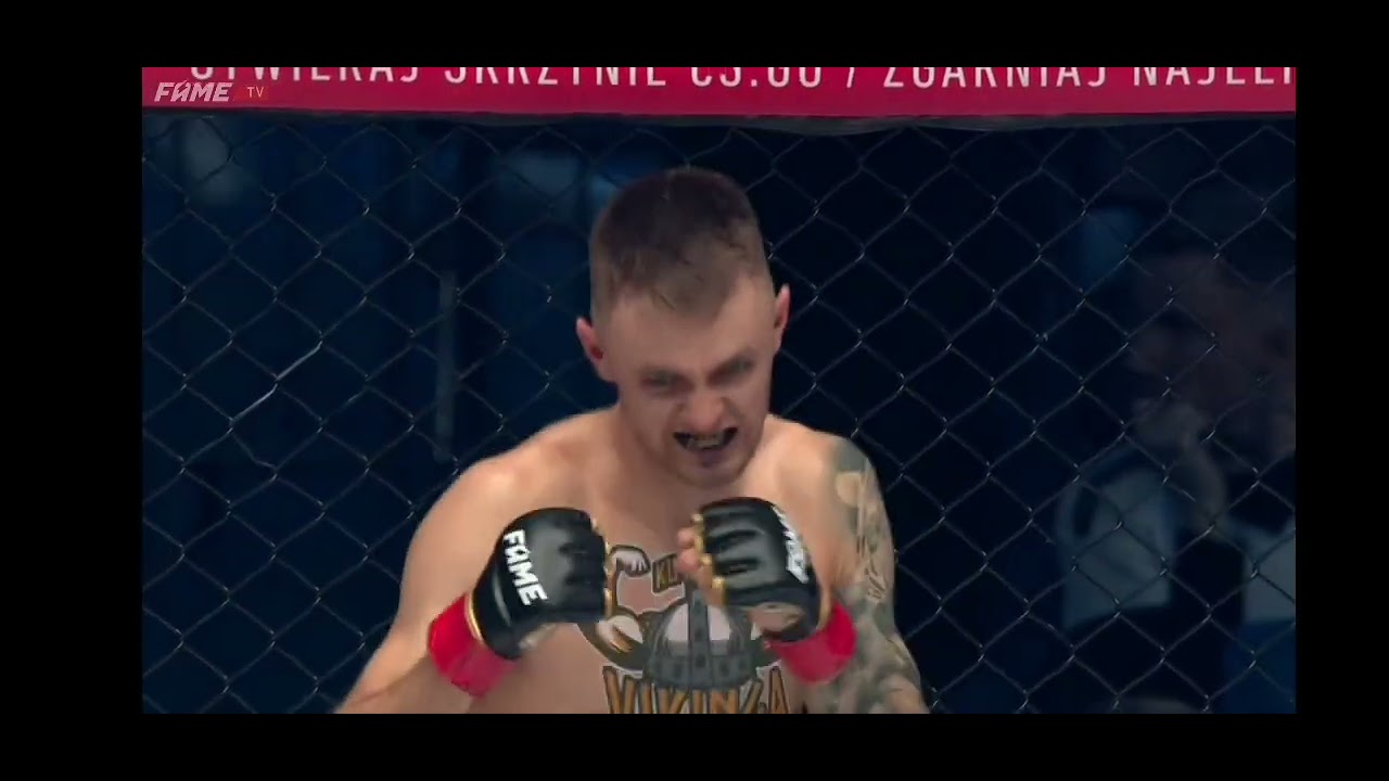 FAME MMA 13 cała walka - Dawid malczyński vs ponczek
