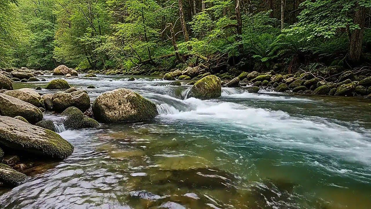 Flowing River Audio | Soothing Nature Sound to Sleep and Breathe Easy