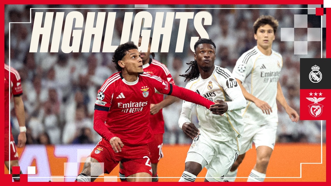 Highlights | Real Madrid CF 2-1 SL Benfica | UEFA Champions League
