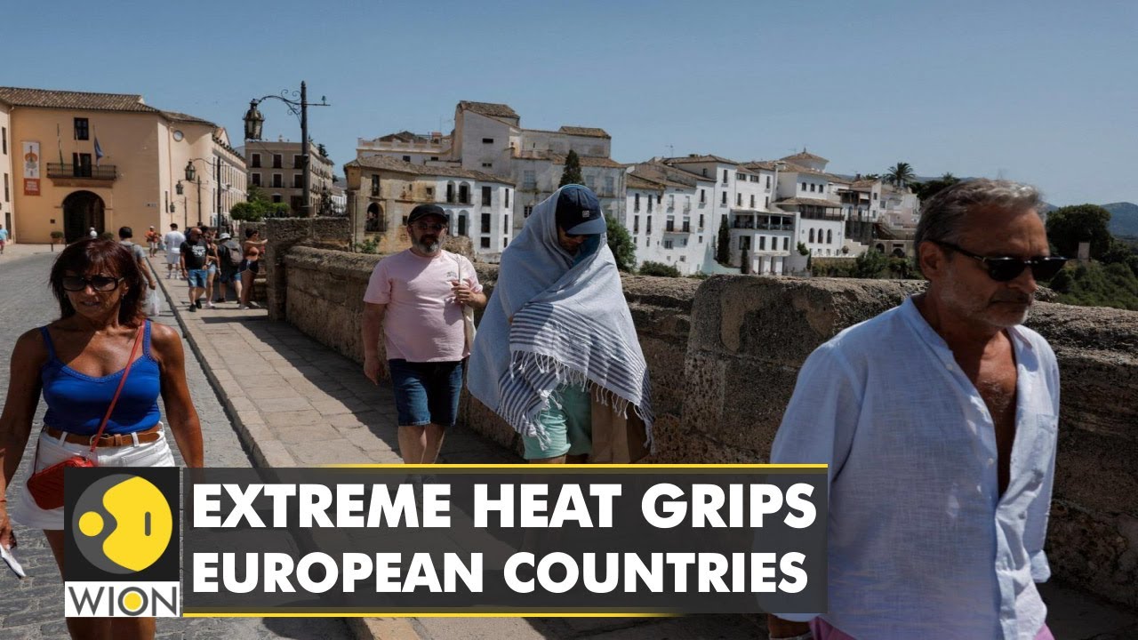 Extreme heat grips European countries | Temperatures cross 43°C in several parts of Spain | WION