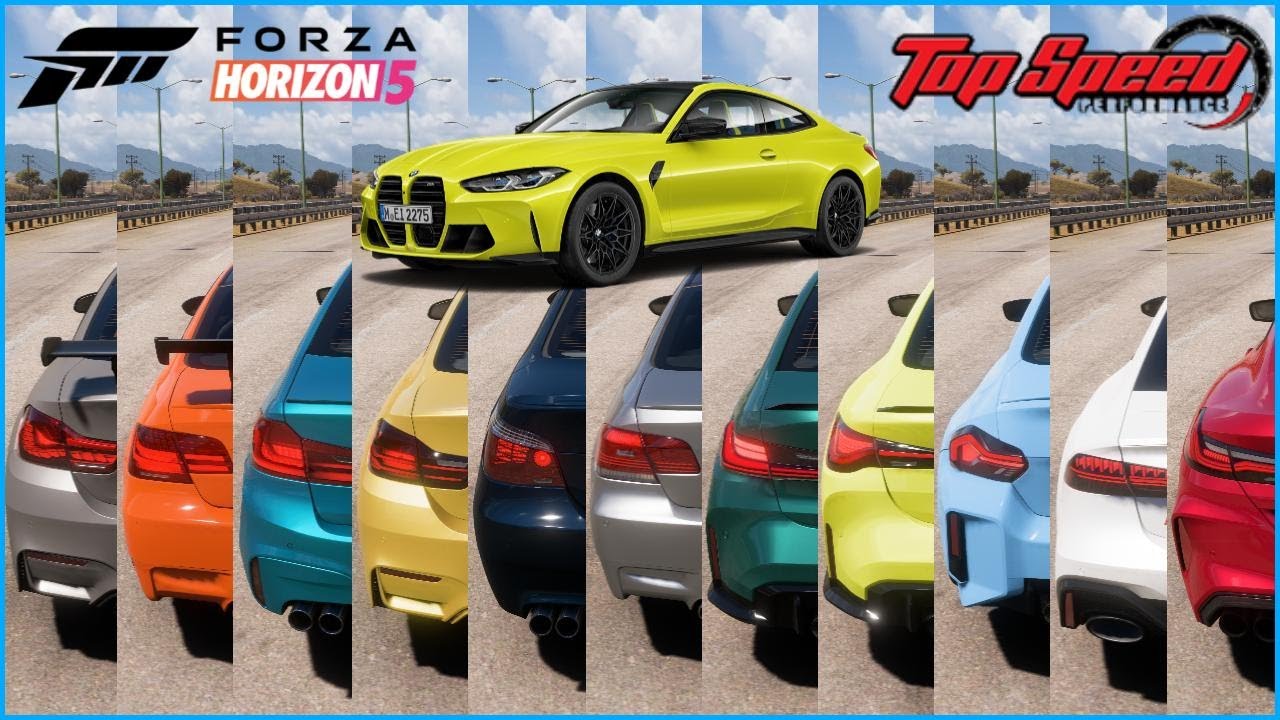 Top Fastest BMW CARS  in Forza Horizon 5 | Acceleration & Top Speed Battle (All Stock)