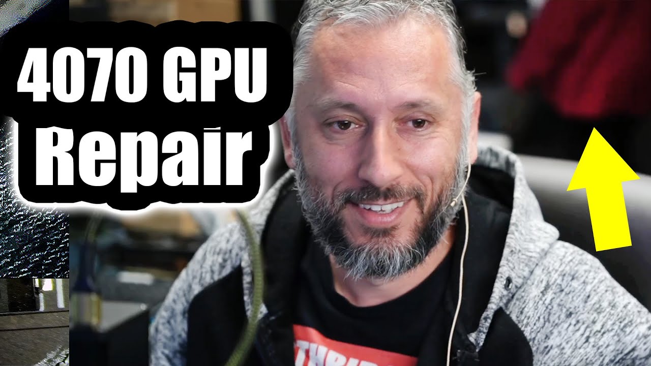 Gigabyte 4070 GPU Repair - She showed up at the Wrong time.