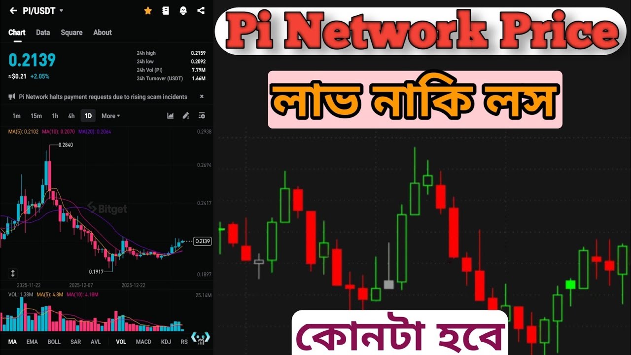 Pi Network Market Price.Loss And Profit. 